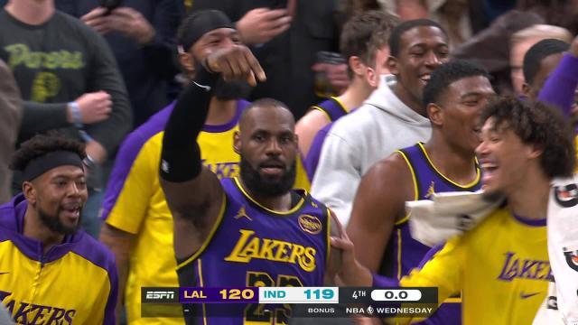 第8次压哨绝杀仅次乔丹！詹皇20秒内大秀顶级球商